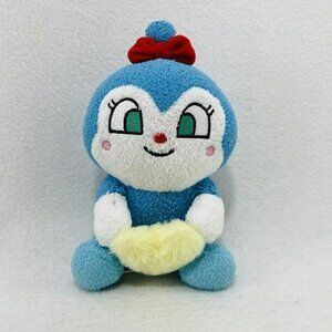 Sega Toys Anpanman Kokinchan Plush Heart Valentine Hangtag Strap Doll Blue Anime